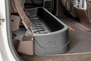 Ford F-450 Super Duty Under Seat Storage - Rough Country - Custom-Fit - '17-'22 Ford F-450 Super Duty Under Seat Storage - Rough Country - Custom-Fit - '17-'22